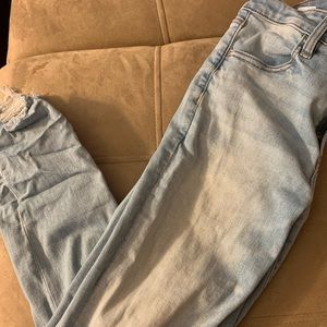 High rise crop jegging